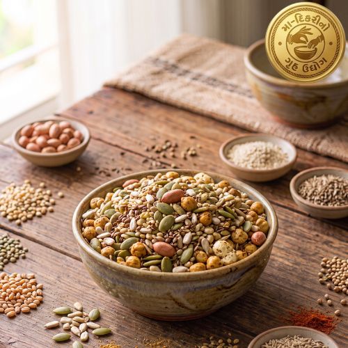 Mixed Seed Masala Crunch Gujarati snack by Maa Dikri Gruh Udyog